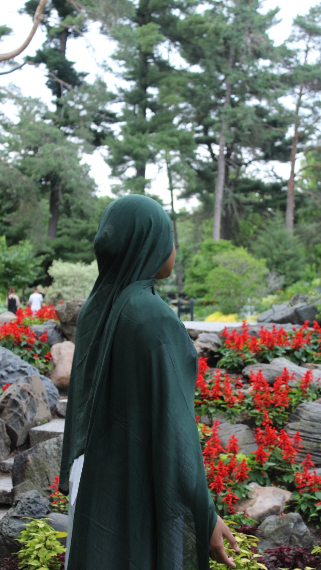Forest Modal Green Hijab + under cap