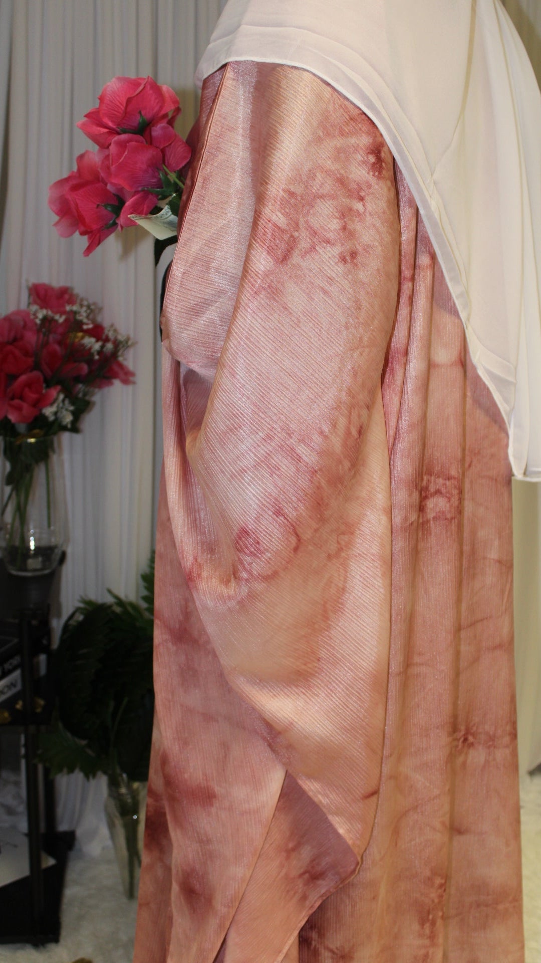 Pink Marble Butterfly Abya