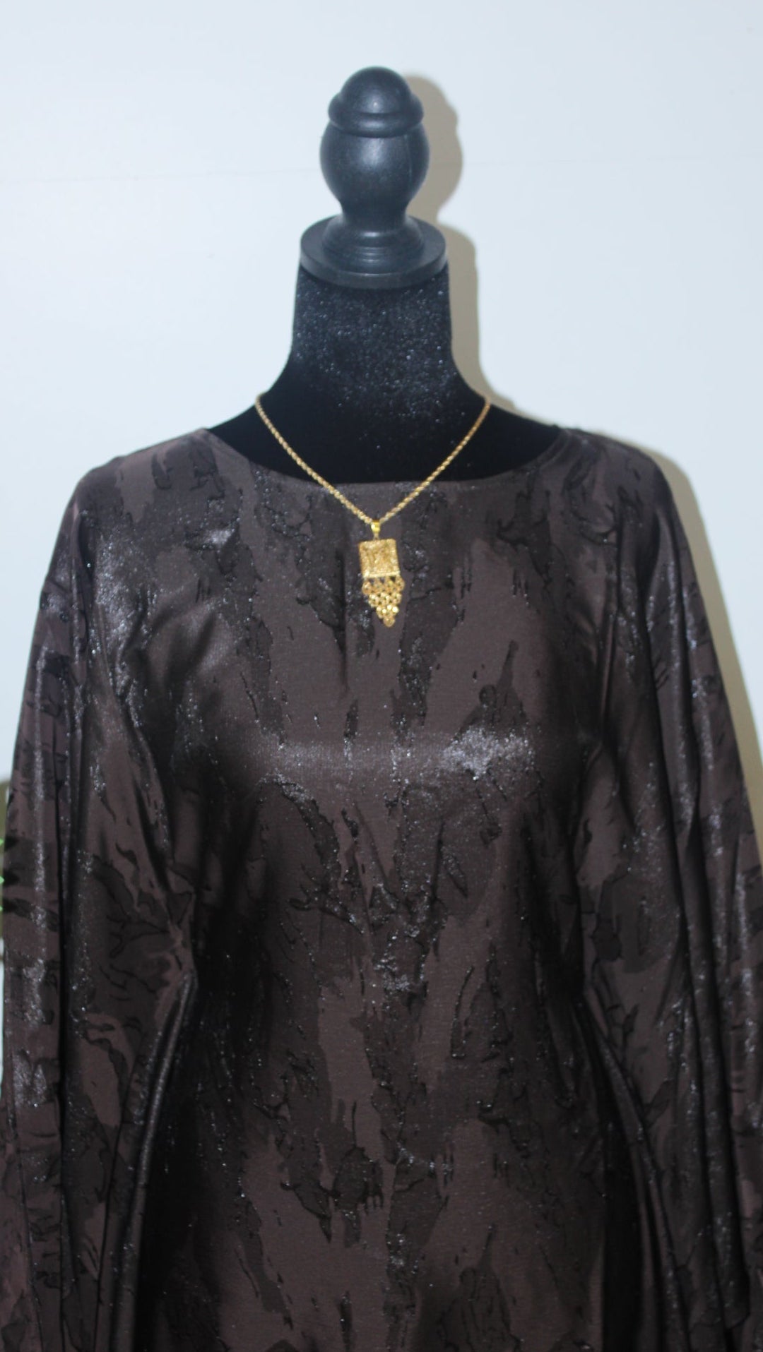 Brown Noor Butterfly Abaya