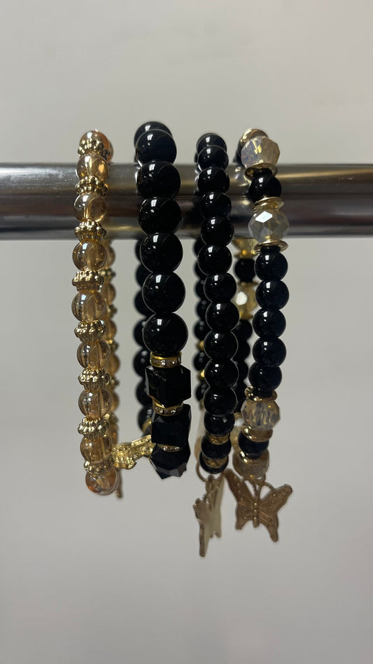 Black Bohemian Bracelets