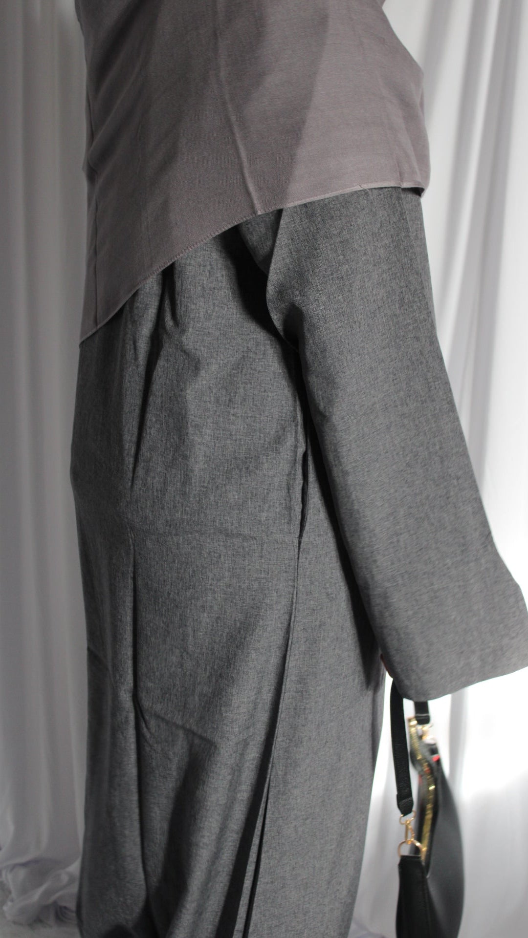 Silver Dune Linen Abaya