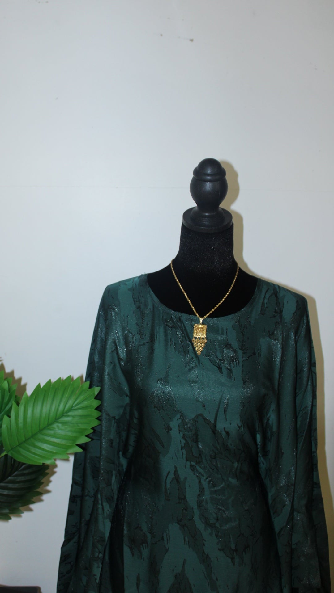 Green Noor Butterfly Abaya