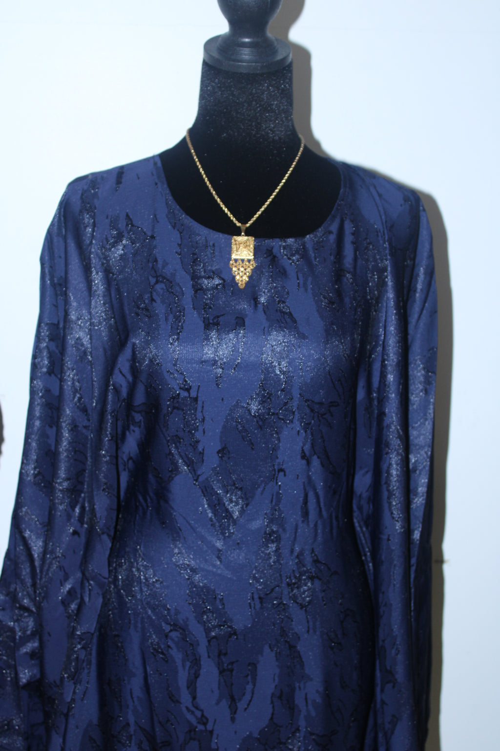 Blue Noor Butterfly Abaya