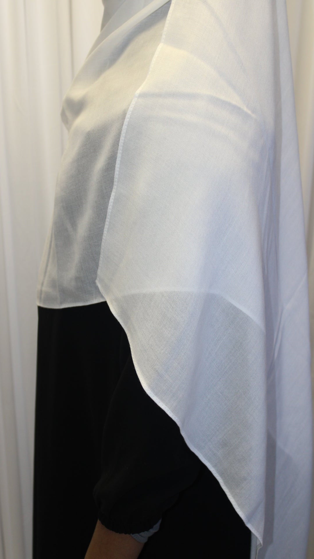 White Modal Hijab