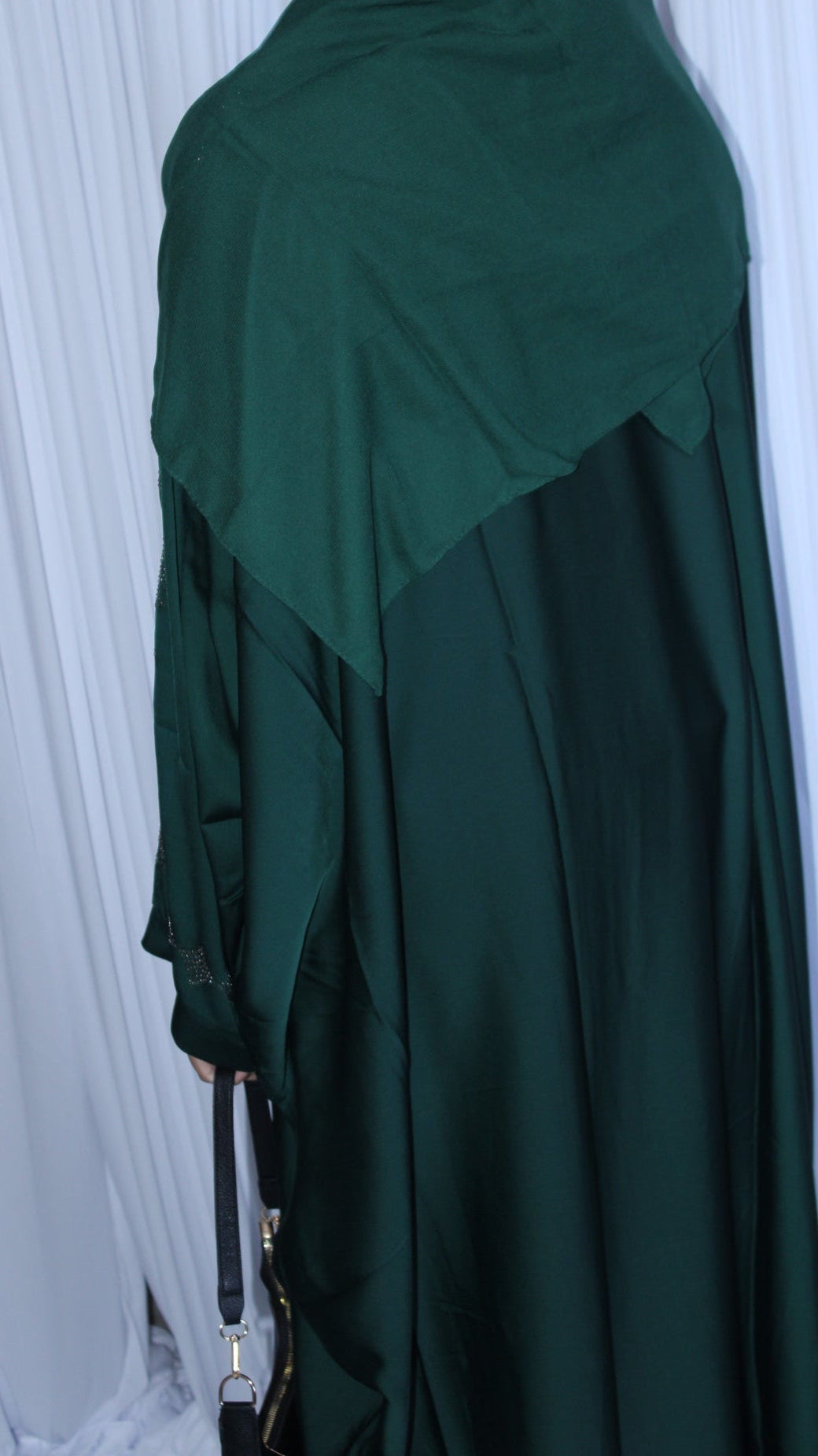 Green Elegant Butterfly Abaya