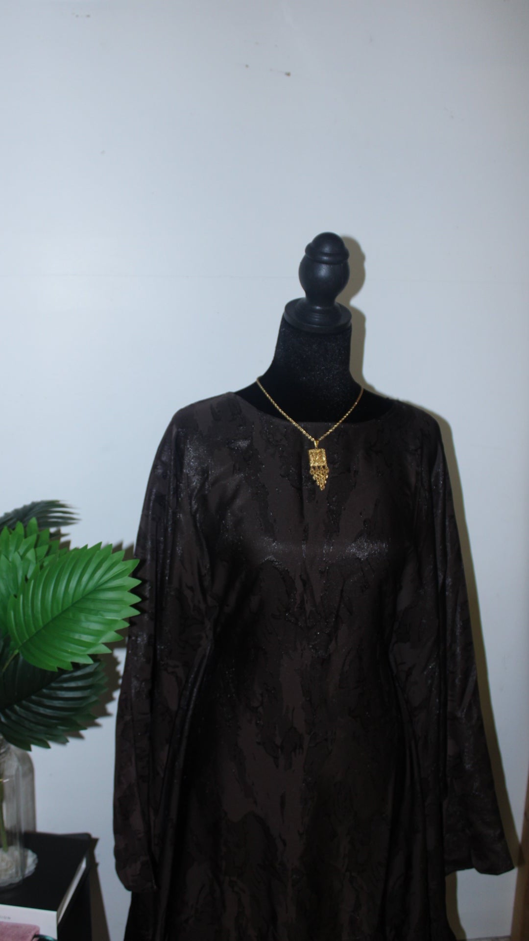Brown Noor Butterfly Abaya