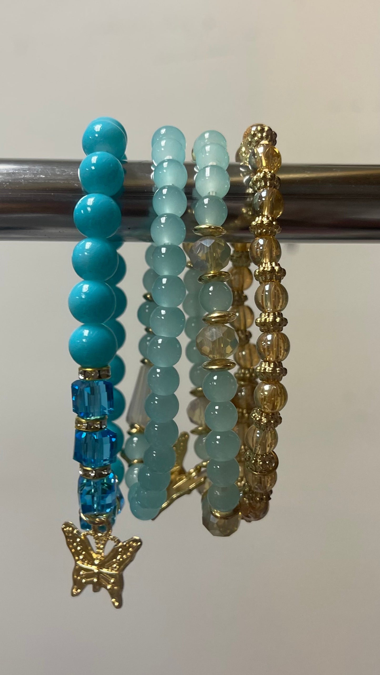 Sky Blue Bohemian Bracelets
