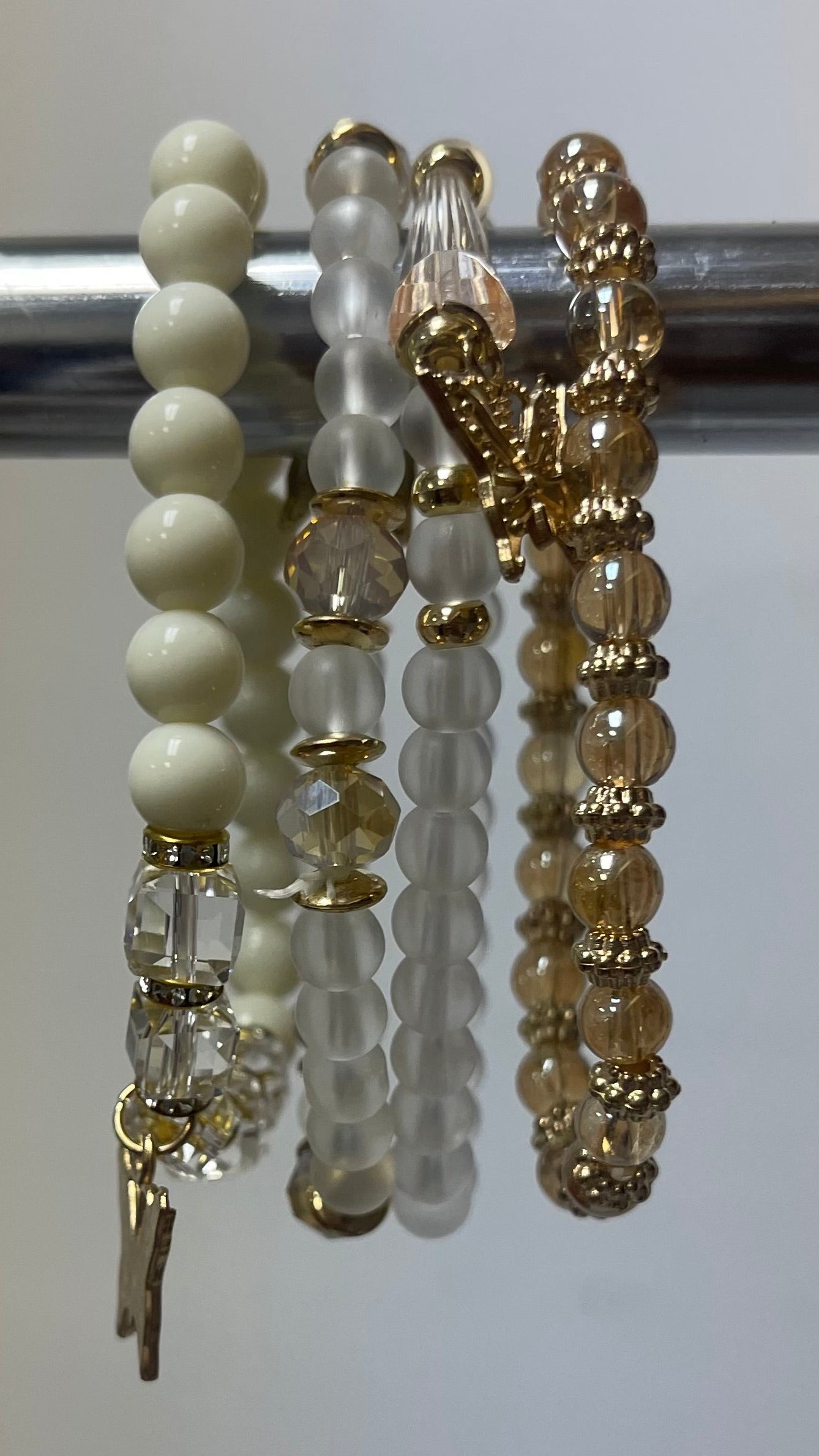 White Bohemian Bracelets