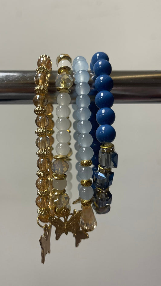 Blue Bohemian Bracelets
