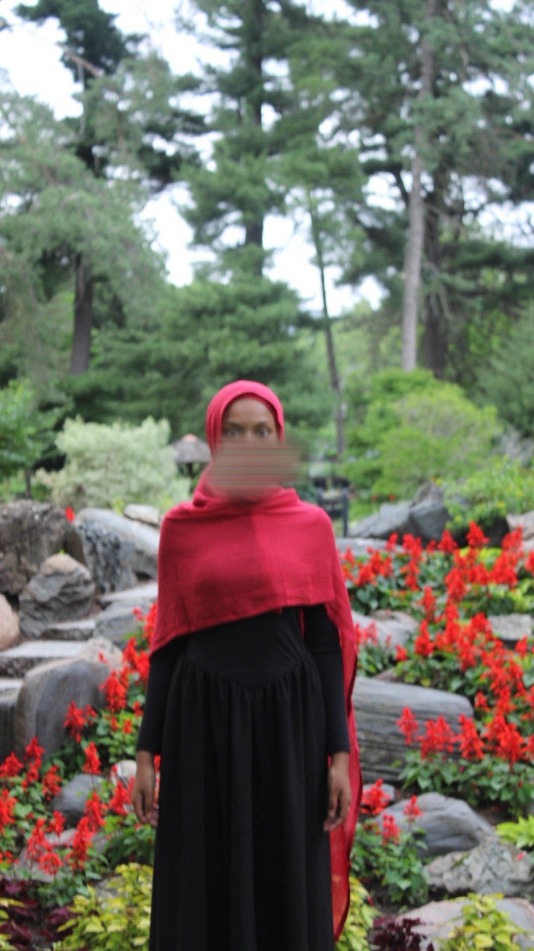 Red Modal Hijab +undercap