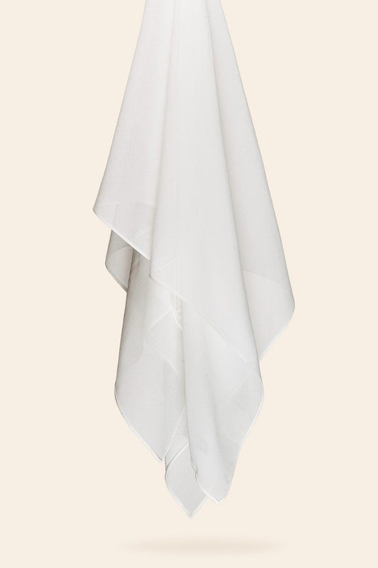 White Chiffon Hijab